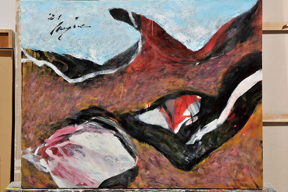 野見山 暁治《遠かった日》2024