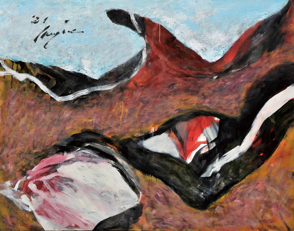 野見山 暁治《遠かった日》2024