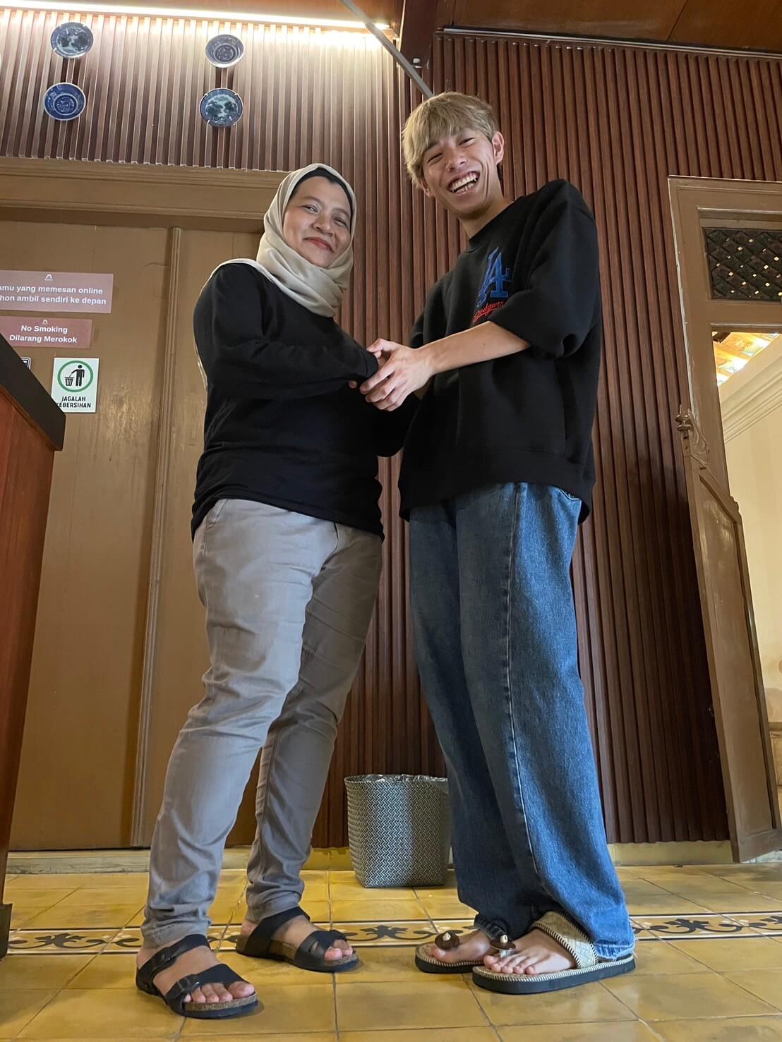 生活のことから勉強のことまで、インドネシアでの生活を支えてくれた寮母さん