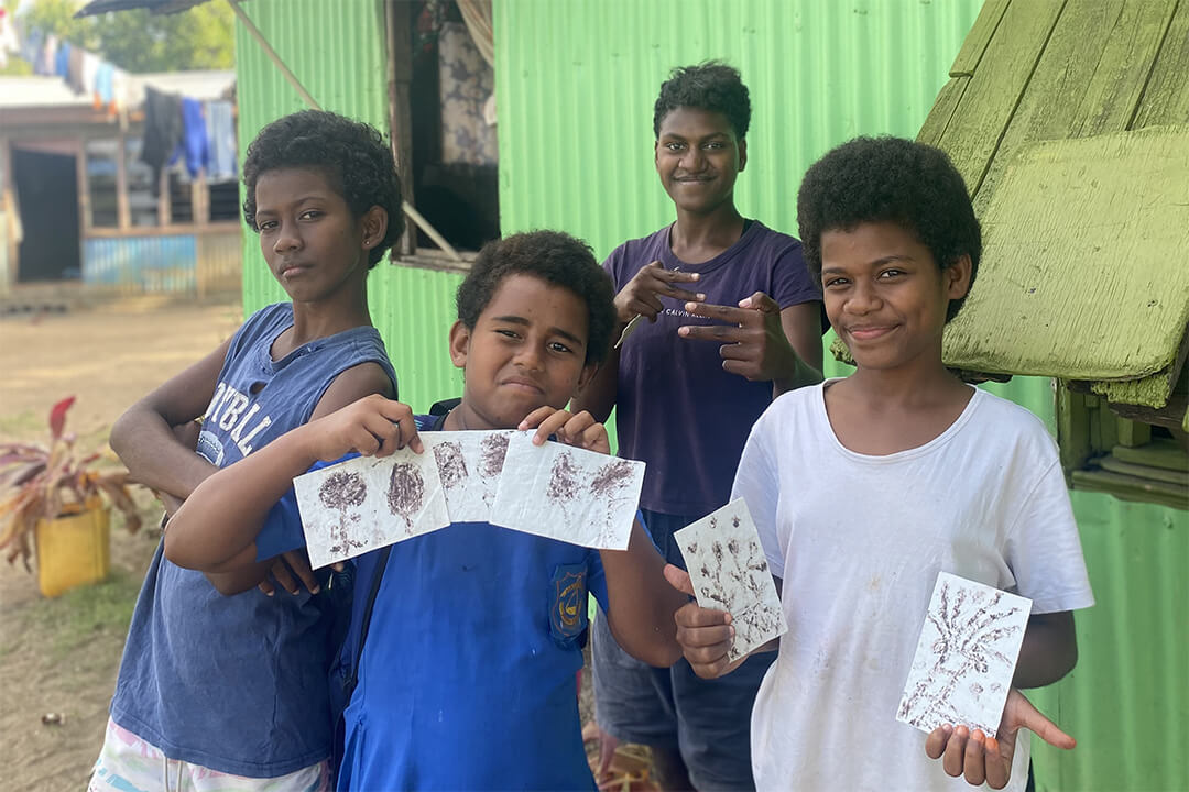 井上和奏さんの活動の様子