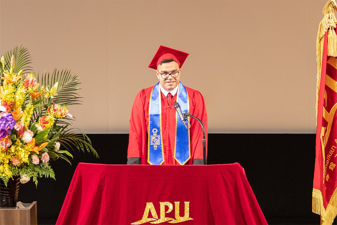 ASSER OSSAMA ABOULMAKAREM ABDELAZIZさん（経営管理研究科、エジプト）