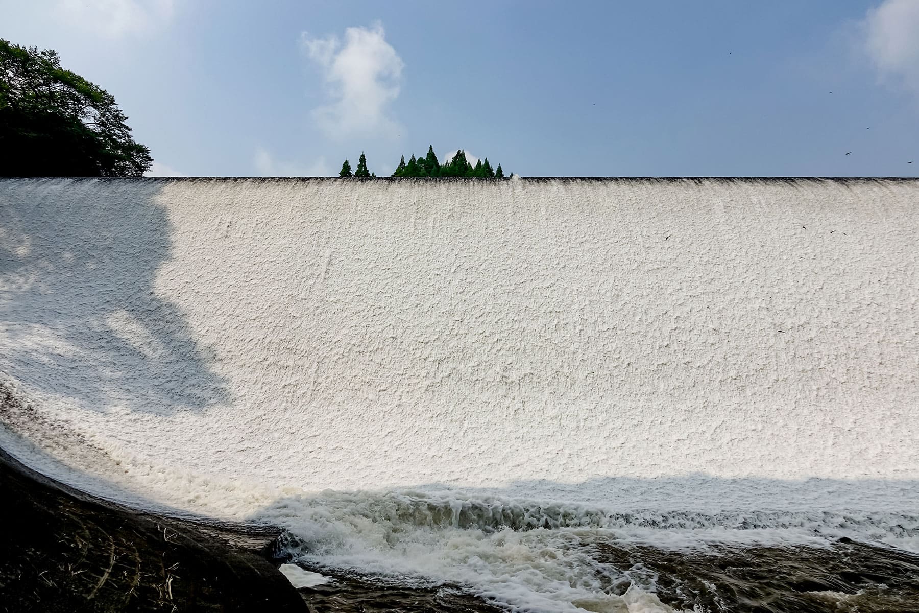 白水ダム（白水溜池堰堤：大分県竹田市）