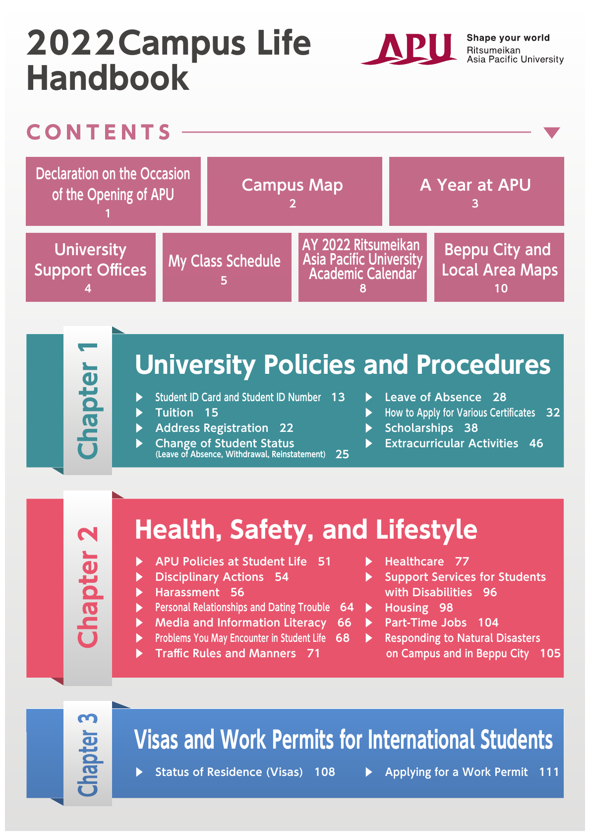 2022 Campus Life Handbook