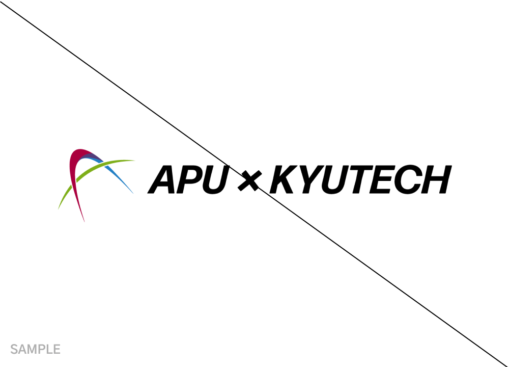 APU×九工大協働 SI事業 ロゴマーク展開型 2