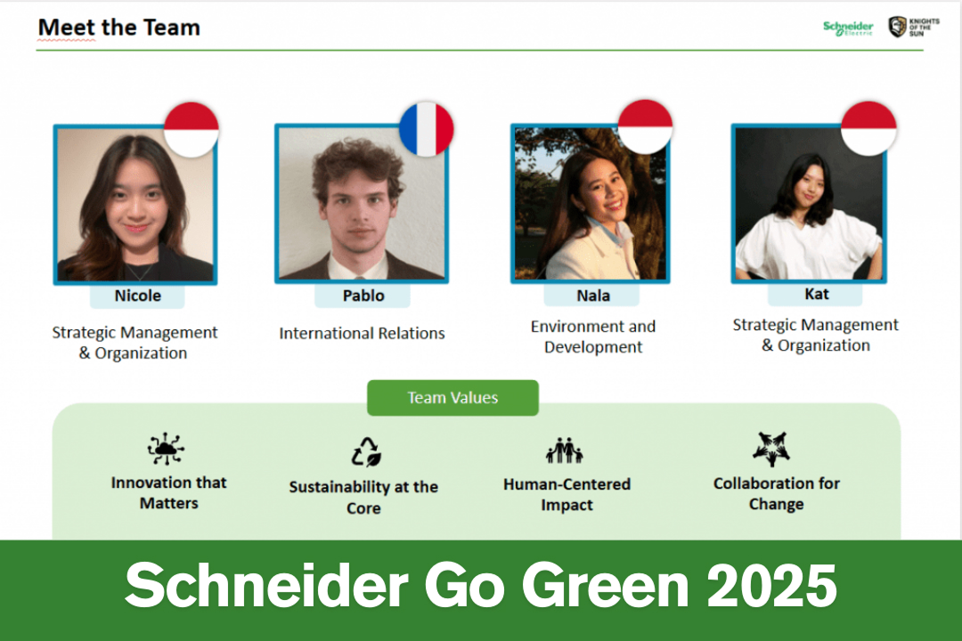 サステナビリティ領域の世界大会「Schneider Go Green 2025」でAPU生が日本初の第2位