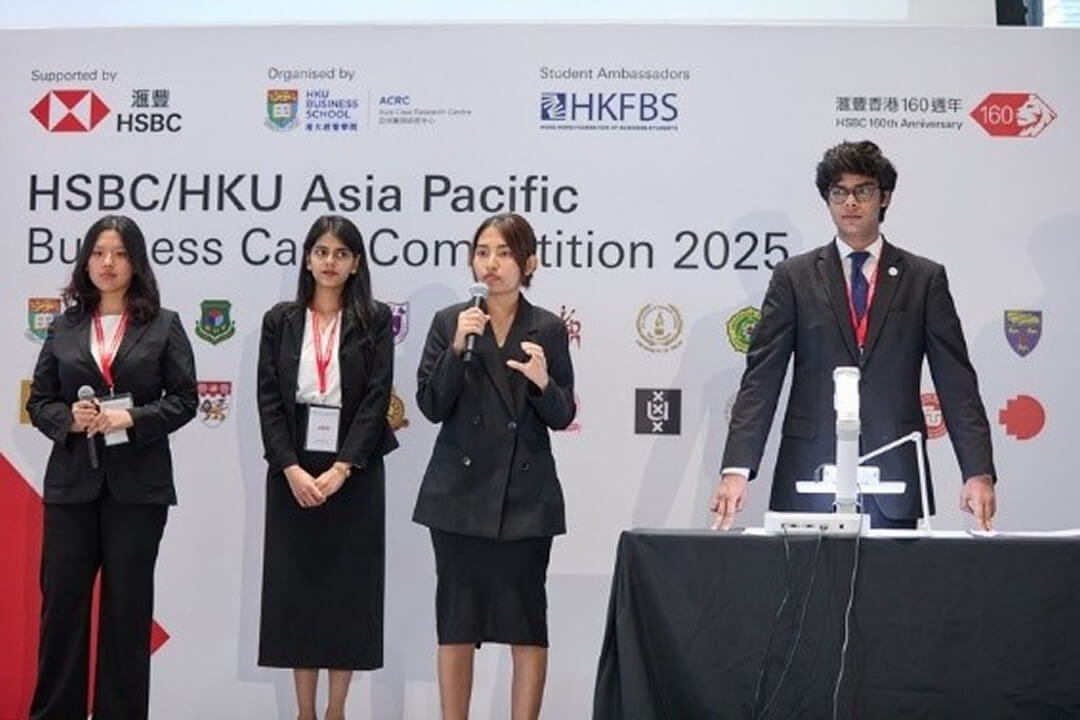 APUチームがHSBC International Case Competitionで第3位を獲得
