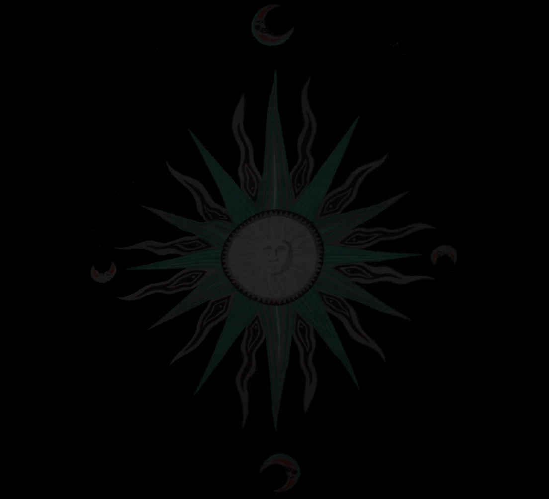 light green sun background